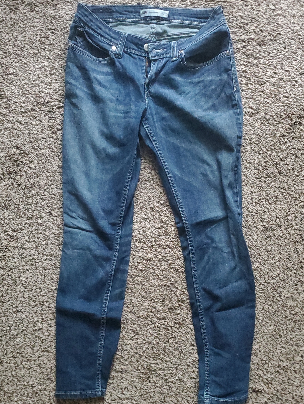 Levi's Women's Bold Curve Skinny Jeans in Dark Blue Wash